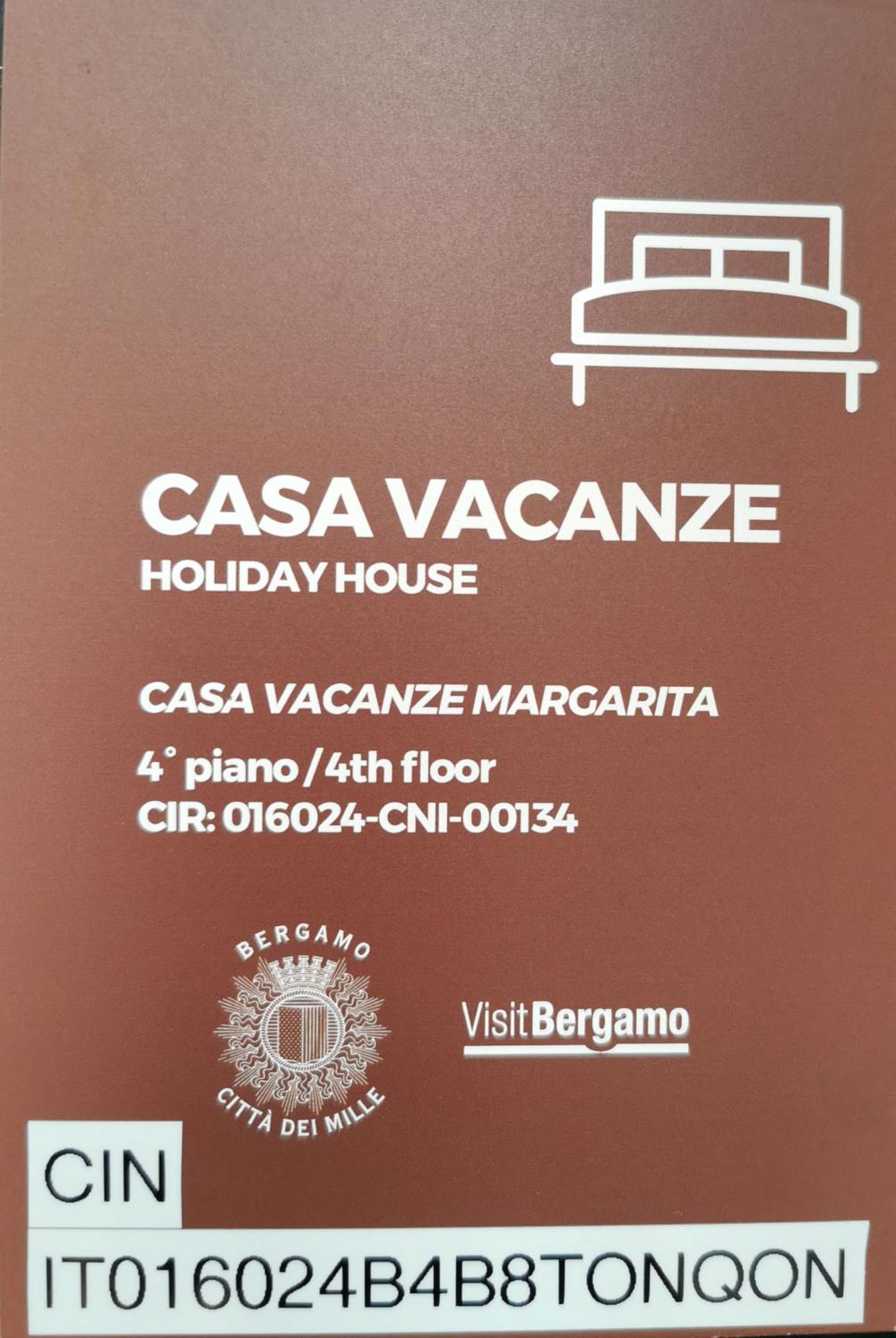 Casa Vacanze Margarita 贝尔加莫 外观 照片